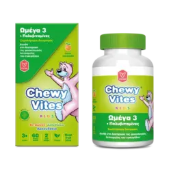 Chewy Vites Kids Omega 3 + Multivitamin 60τμχ