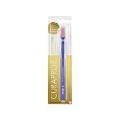 Curaprox Velvet 12460 Ultra Soft Οδοντόβουρτσα Πολύ Μαλακή Σε Χρώμα Μπλε Ροζ, 1τμχ