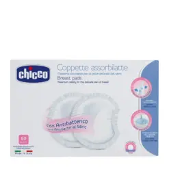 Chicco Επιθέματα Στήθους Αντιβακτηριακά, 60 τμχ