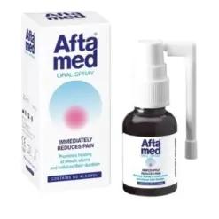 Aftamed Spray Σπρέι για την ανακούφιση από Στοματικά Έλκη & Άφθες, 20ml