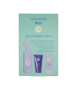 Camomilla Blu My Sensitive Skin Promo Face Kit με Soft Mousse Αφρός Καθαρισμού, 100ml, Silk Mask Μάσκα Θρέψης, 30ml & Blu Cream Κρέμα Επανόρθωσης, 30ml, 1σετ