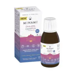 Minami EPA & DHA Liquid + Vitamin D3 Kids, 100ml