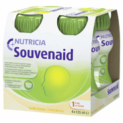 Nutricia Souvenaid Τρόφιμο Ειδικού Σκοπού Γεύση Βανίλια 4x125ml
