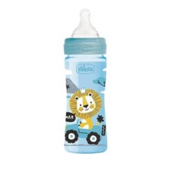 Chicco Μπιμπέρο Πλαστικό Well Being Unisex 250ml Θηλή Σιλικόνης 2Μ+