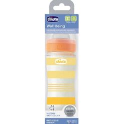 Chicco Μπιμπέρο Γυάλινο WB Unisex 240ml ΘΣ 0Μ+