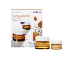 Korres Set Black Pine Primus Wrinkle Defying Κρέμα Νεότητας Ημέρας 40ml + Δώρο Youth Renewal Sleeping Κρέμα Νεότητας Νύχτας 15ml
