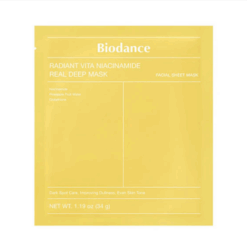 Biodance - Radiant Vita Niacinamide Real Deep Mask Gel - Μάσκα για ομοιόμορφο τόνο επιδερμίδας