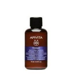 Apivita Men's Tonic Shampoo Τονωτικό Σαμπουάν κατά της Ανδρικής Τριχόπτωσης με Hippophae TC & Δενδρολίβανο, 75ml