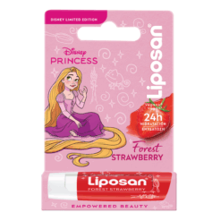 Liposan Disney Princess Limited Edition Forest Strawberry Ενυδατικό Balm Χειλιών Φράουλα του Δάσους, 4,8g