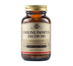 Solgar Choline Inositol 250/250mg Συμπλήρωμα Διατροφής με Χολίνη και Ινοσιτόλη, 50 Φυτικές Κάψουλες