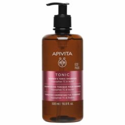Apivita Women's Tonic Shampoo - Τονωτικό Σαμπουάν Κατά της Τριχόπτωσης για Γυναίκες με Ιπποφαές & Δάφνη, 500ml