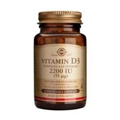 Solgar Vitamin D3 2200iu, Βιταμίνη D3, 50 Ταμπλέτες