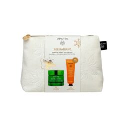 Apivita Bee Radiant Κρέμα-Gel Ελαφριάς Υφής για Σημάδια Γήρανσης, 50ml + Δώρο Μάσκα Προσώπου Πορτοκάλι για Λάμψη, 50ml