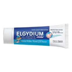 Elgydium Junior Bubble Toothpaste, Οδοντόπαστα για Παιδιά 7-12 ετών, με Γεύση Τσιχλόφουσκα 1400ppm, 50ml