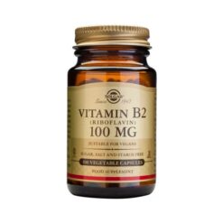Solgar Vitamin B2 100mg Βιταμίνη Β2 (Ριβοφλαβίνη), 100caps