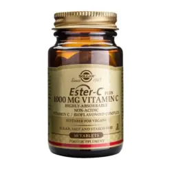 Solgar Ester-C Plus 1000mg Vitamin C, Συμπλήρωμα Διατροφής Βιταμίνη C, 30 Φυτικές Κάψουλες