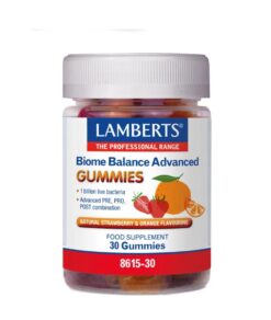 Lamberts Biome Balance Gummies με Φυσική Γεύση Πορτοκάλι, 30 Gummies