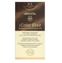 Apivita My Color Elixir, Βαφή Μαλλιών Ξανθό Ανοιχτό Χρυσό  – 8.3