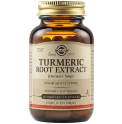 Solgar Turmeric Root Extract, Προστασία Ήπατος, 60 Φυτικές Κάψουλες