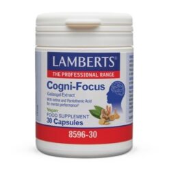 Lamberts Cogni-focus Galangal Ειδικό Συμπλήρωμα Διατροφής, 30 Kάψουλες