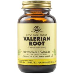 Solgar Valerian Root, Βαλεριάνα, 100 Φυτικές Κάψουλες