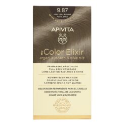 Apivita My Color Elixir, Βαφή Μαλλιών Ξανθό Πολύ Ανοιχτό Περλέ Μπεζ – 9.87