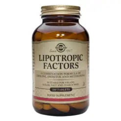 Solgar Lipotropic Factors Φυσική Υποστήριξη Μεταβολισμού & Ήπατος, 100 κάψουλες