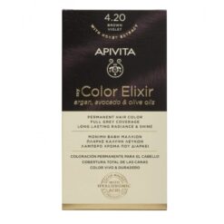 Apivita My Color Elixir, Βαφή Μαλλιών Καστανό Βιολετί – 4.20