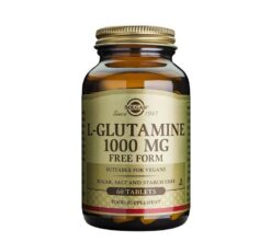 Solgar L-Glutamine 1000mg Συμπλήρωμα Διατροφής L-Γλουταμίνη, 60 Φυτικές Κάψουλες