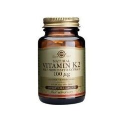 Solgar Vitamin K2 100μg, για Φυσιολογική Πήξη του Αίματος, Οστά, 50 Φυτοκάψουλες