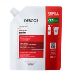 Vichy Dercos Energy+ Δυναμωτικό Σαμπουάν κατά της Τριχόπτωσης Refill, 400ml