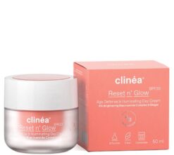 Clinea Reset n' Glow SPF20 Κρέμα Ημέρας Αντιγήρανσης & Λάμψης, 50ml