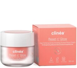 Clinea Reset n' Glow Sorbet Κρέμα Προσώπου Αντιγήρανσης & Λάμψης, 50ml
