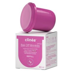 Clinea Refill Bak Off Wrinkles Rich SPF20 Κρέμας Ημέρας, 50ml
